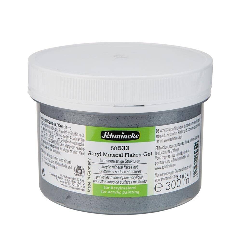 Schmincke Medium 533 Mineral Flakes Gel Mineral Flakes Gel 300 ml