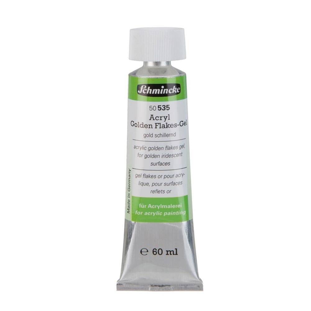 Schmincke Medium 535 Golden Flakes Gel Gold Flakes Gel 60 ml
