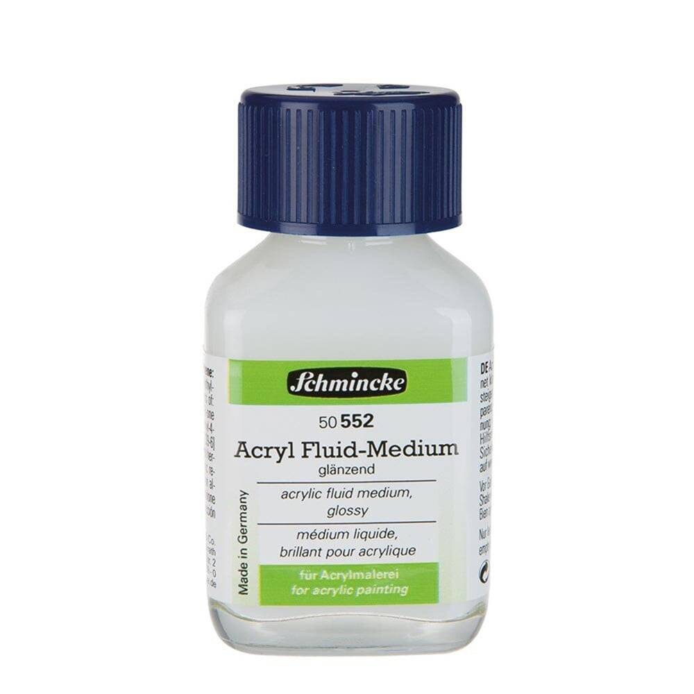Schmincke Medium 552 Fluid Medium Glossy Parlak Sıvı Akrilik Medyumu 60 ml