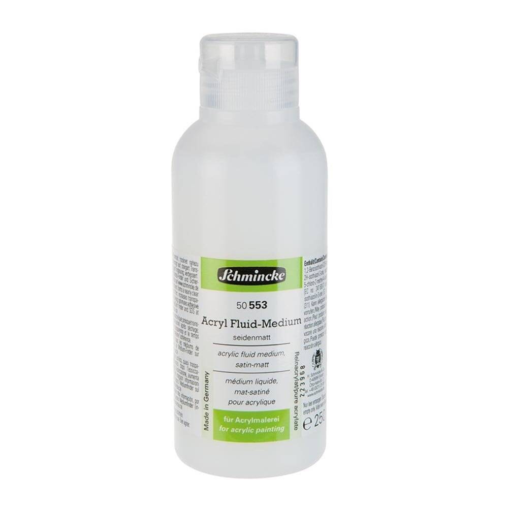 Schmincke Medium 553 Fluid Medium Semi Mat Yarı Mat Sıvı Akrilik Medyumu 250 ml