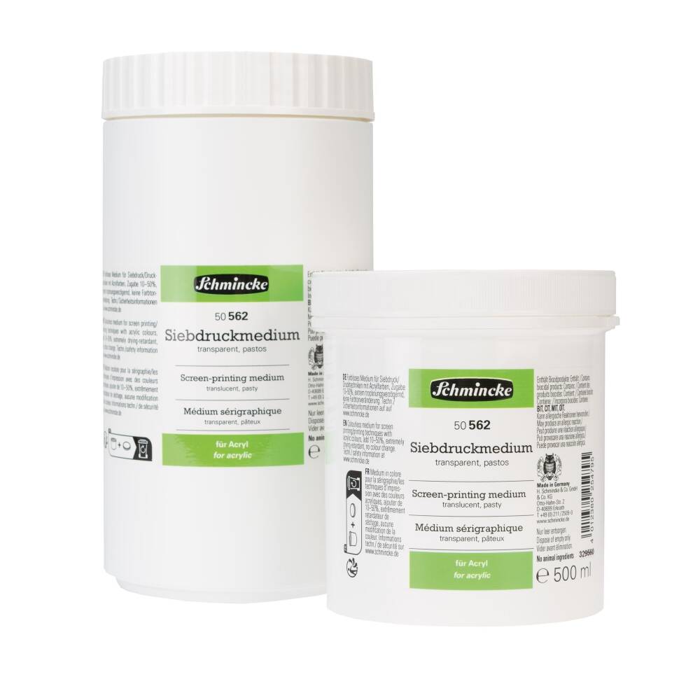 Schmincke Medium 562 Screen Printing Medium Linoleum Painting Acrylic Aid 500 ml