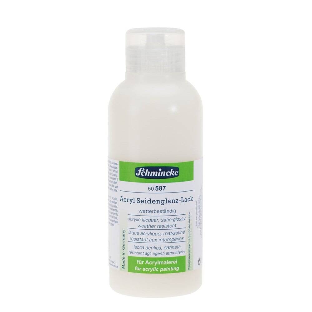 Schmincke Medium 587 Acrylic Lacquer Saten Akrilik Vernik 250 ml