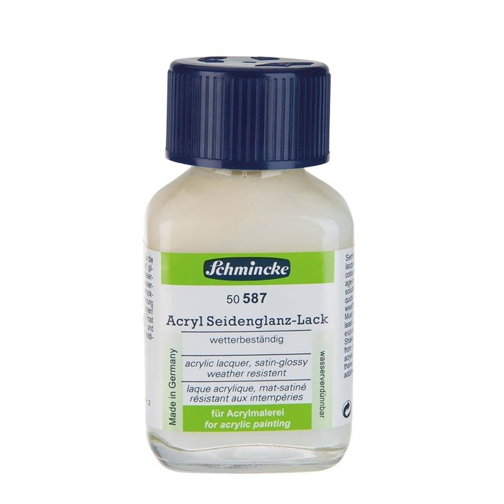 Schmincke Medium 587 Acrylic Lacquer Saten Akrilik Vernik 60 ml