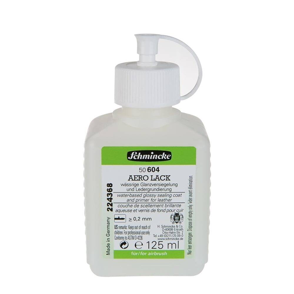 Schmincke Medium 604 Aero Lack Transparent Glossy Primer Final Varnish Leather Medium 125 ml