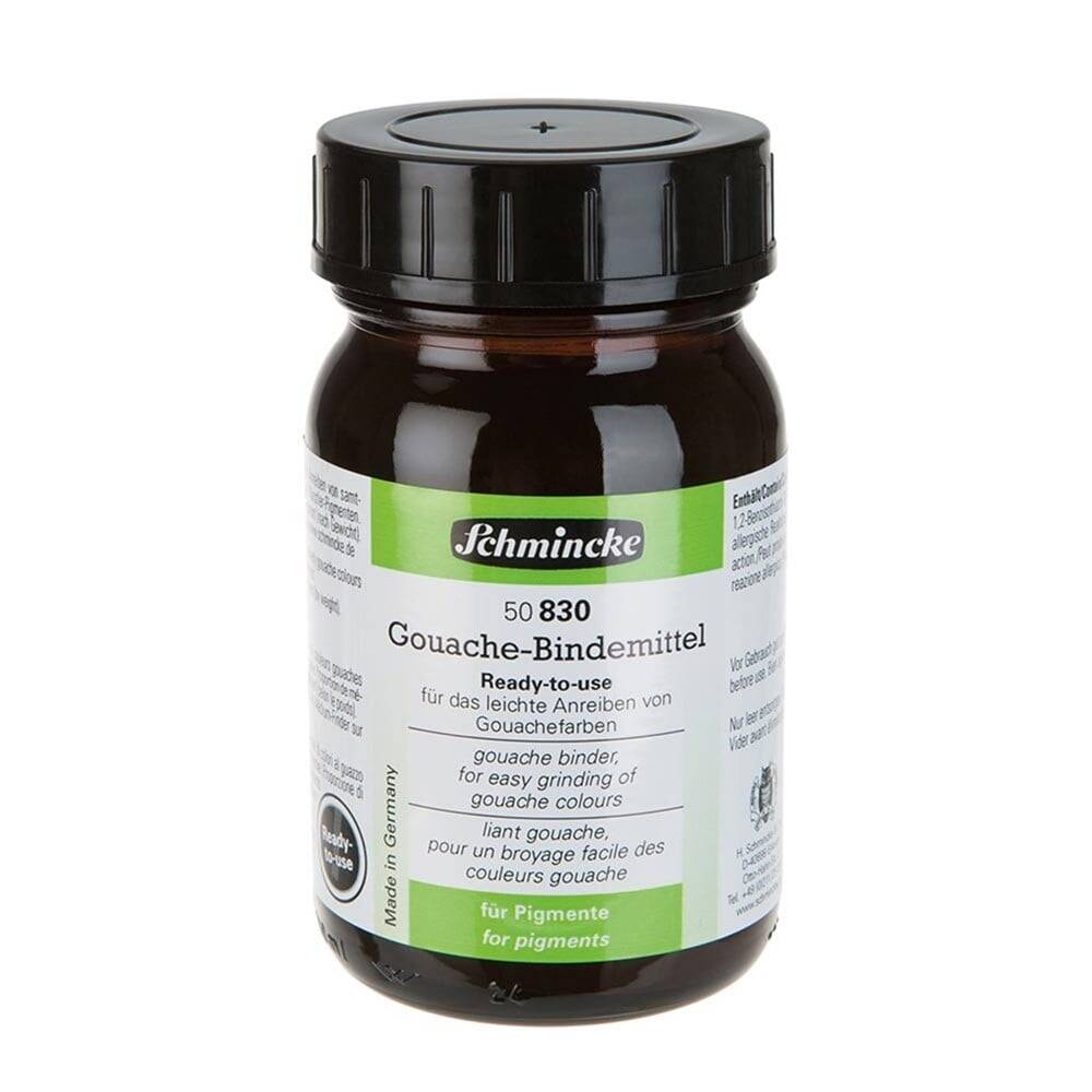 Schmincke Medium 830 Gouache Binder Gouache Binder Ready to Use 200 ml