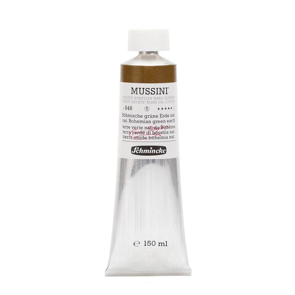 Schmincke Mussini Artist Yağlı Boya 150 ml Seri 1 646 Natural Bohemian Green Earth