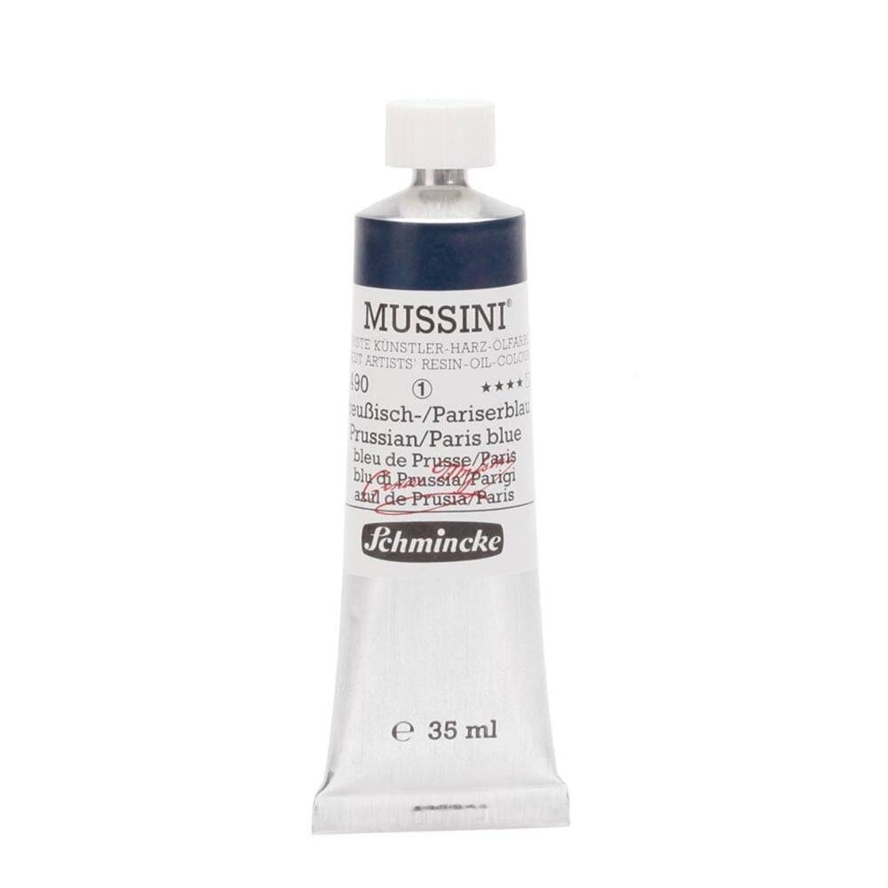 Schmincke Mussini Artist Yağlı Boya 35 ml 490 Prussian Paris Blue Seri 1