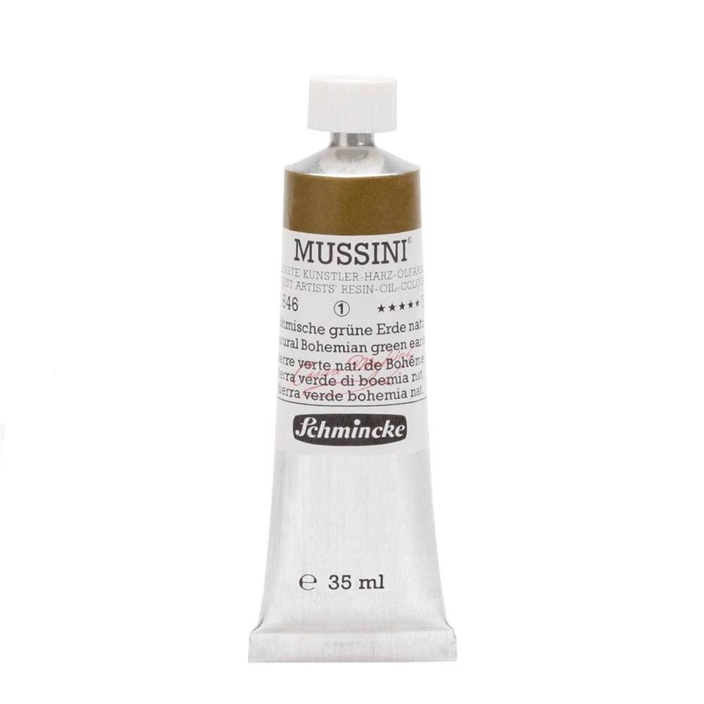 Schmincke Mussini Artist Yağlı Boya 35 ml 646 Natural Bohemian Green Earth Seri 1