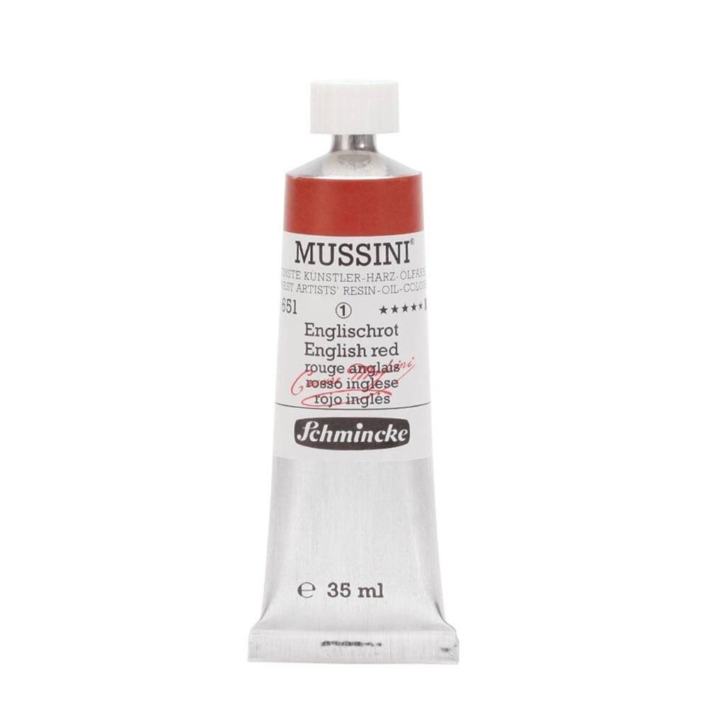Schmincke Mussini Artist Yağlı Boya 35 ml 651 English Red Seri 1