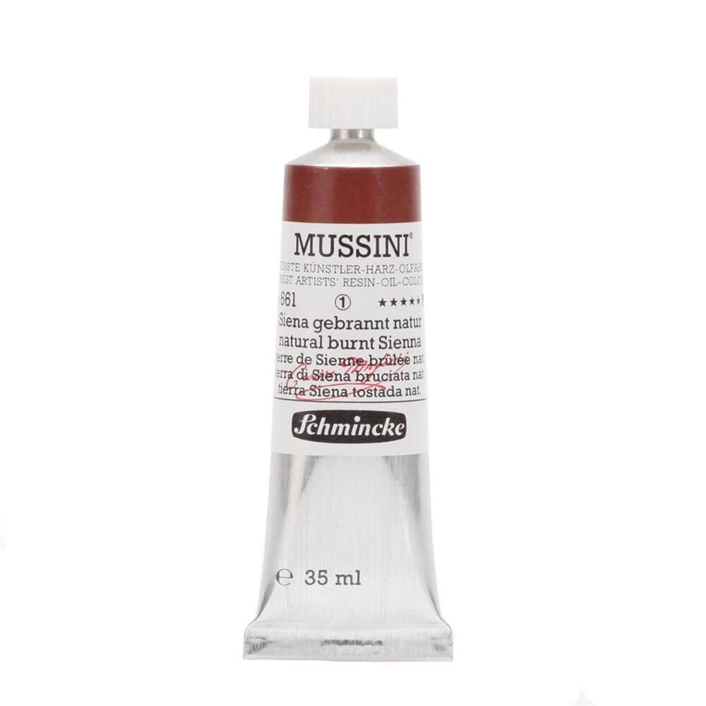 Schmincke Mussini Artist Yağlı Boya 35 ml 661 Natural Burnt Sienna Seri 1