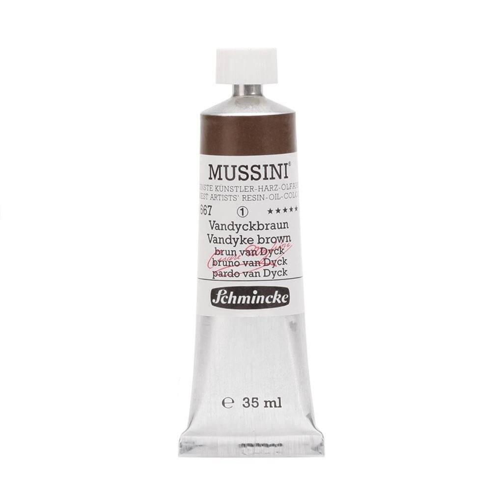 Schmincke Mussini Artist Yağlı Boya 35 ml 667 Vandyke Brown Seri 1