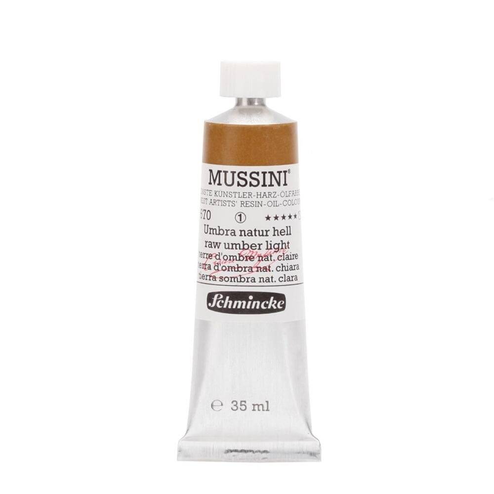 Schmincke Mussini Artist Yağlı Boya 35 ml 670 Raw Umber Light Seri 1