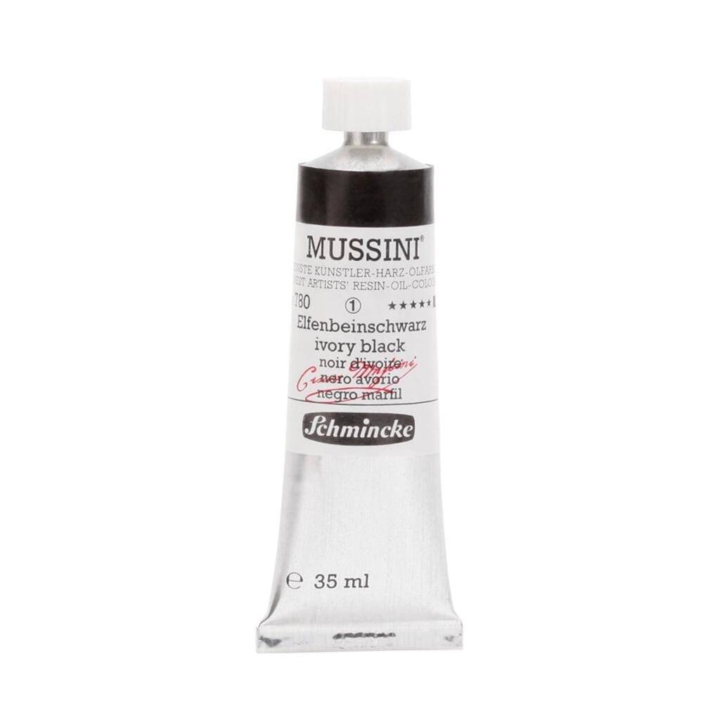 Schmincke Mussini Artist Yağlı Boya 35 ml 780 Ivory Black Seri 1