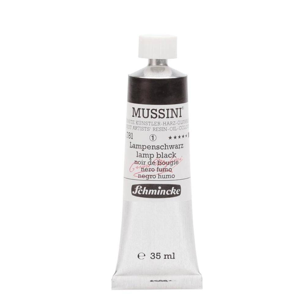 Schmincke Mussini Artist Yağlı Boya 35 ml 781 Lamp Black Seri 1