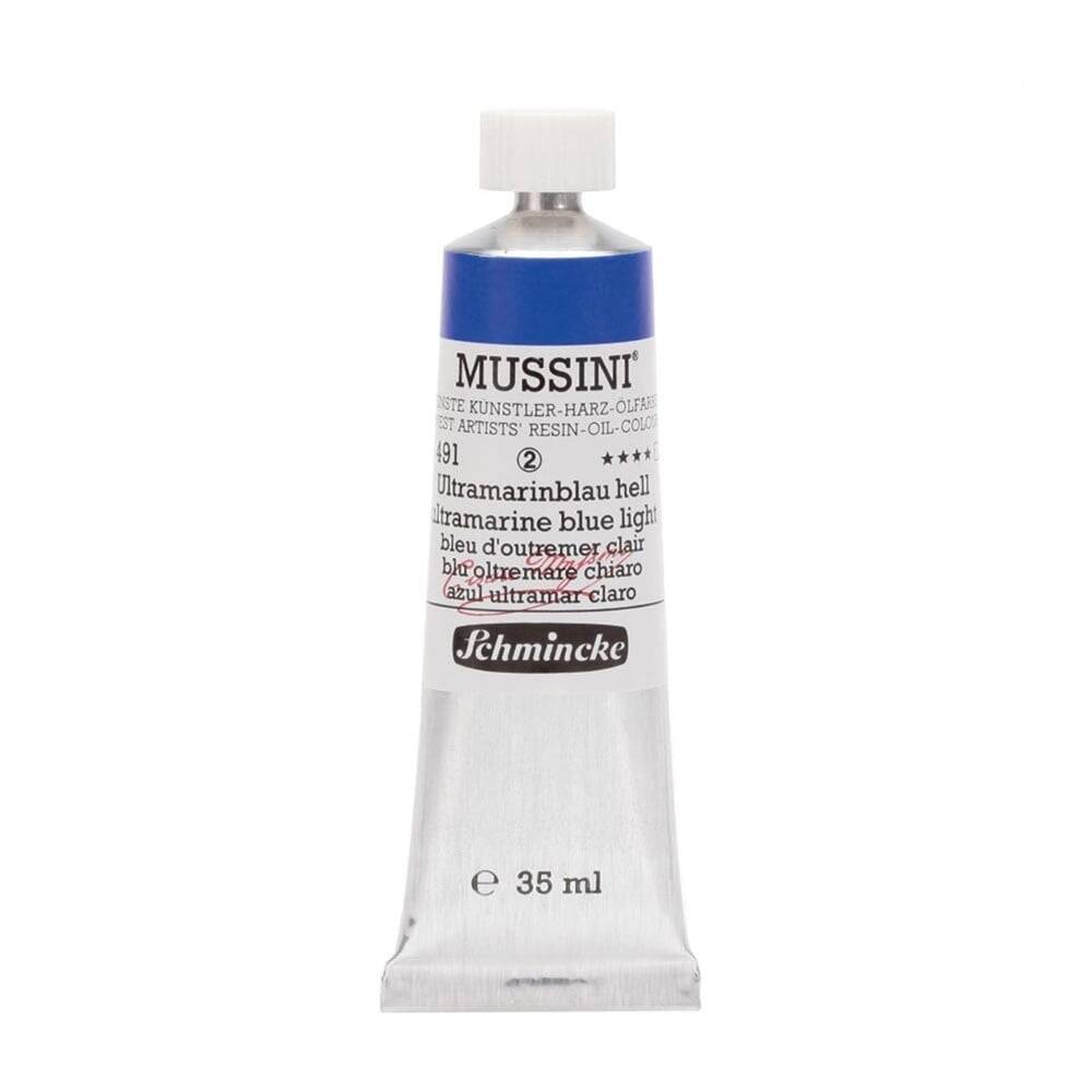 Schmincke Mussini Artist Yağlı Boya 35 ml 491 Ultramarine Blue Light Seri 2