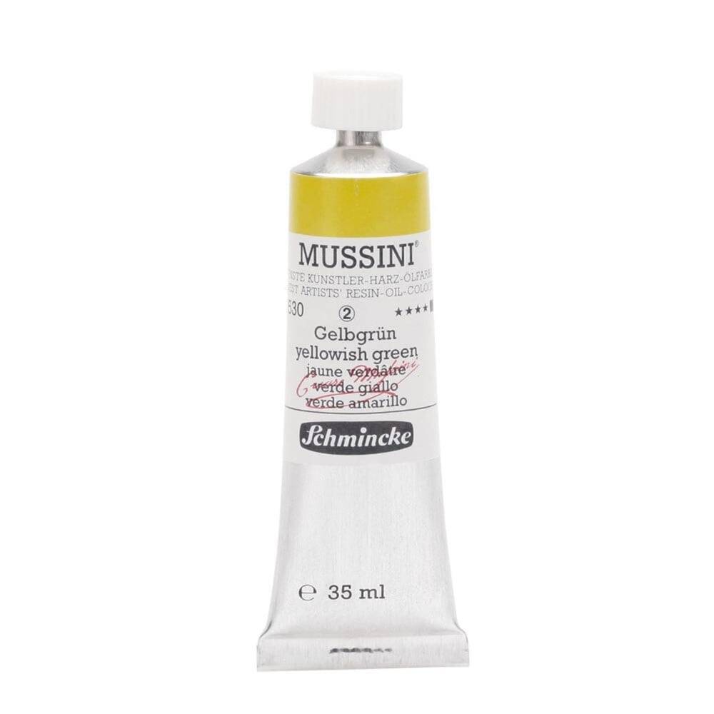 Schmincke Mussini Artist Yağlı Boya 35 ml 530 Yellowish Green Seri 2