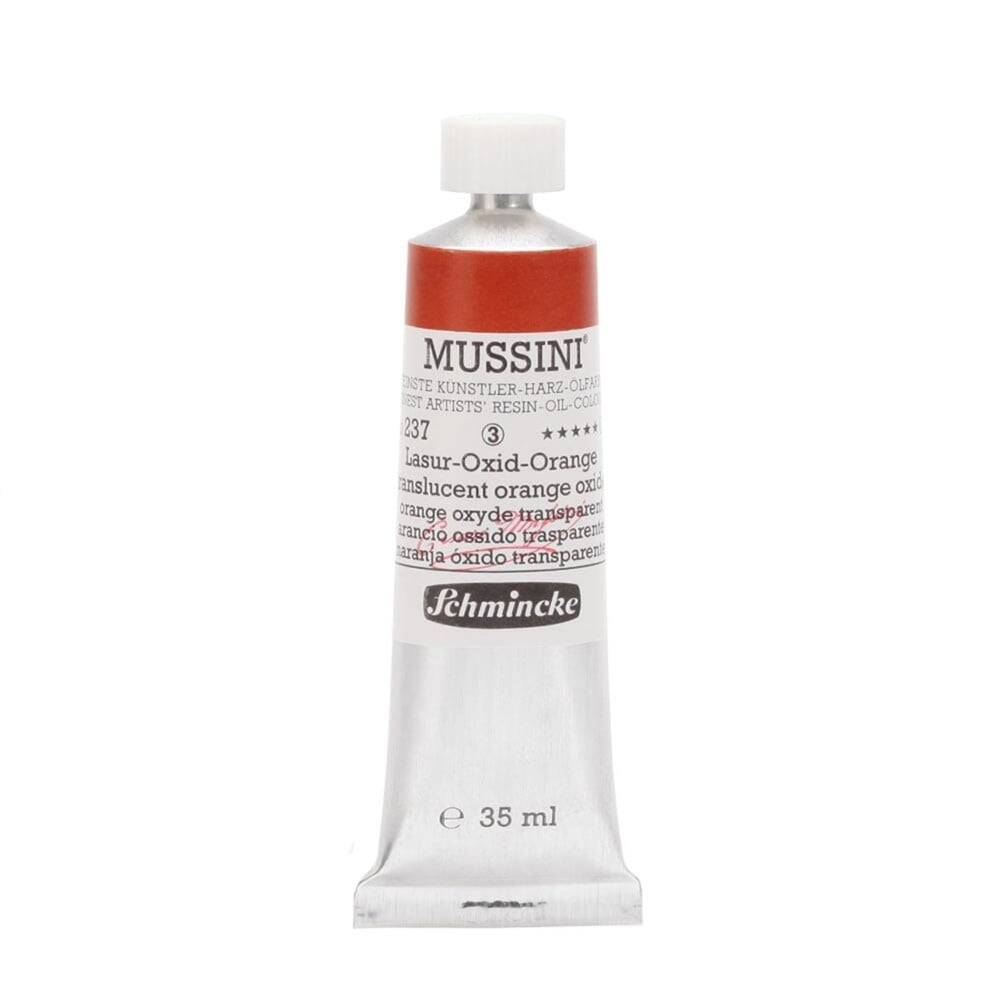 Schmincke Mussini Artist Yağlı Boya 35 ml 237 Translucent Orange Oxide Seri 3