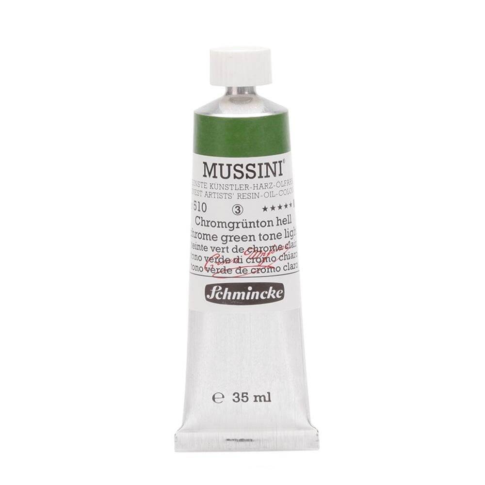 Schmincke Mussini Artist Yağlı Boya 35 ml 510 Chrome Green Hue Light Seri 3