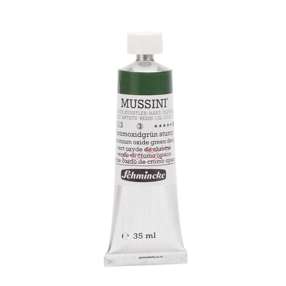 Schmincke Mussini Artist Yağlı Boya 35 ml 513 Chromium Oxide Green Deep Seri 3