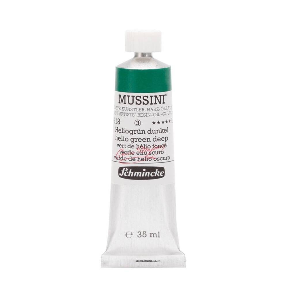 Schmincke Mussini Artist Yağlı Boya 35 ml 518 Helio Green Deep Seri 3