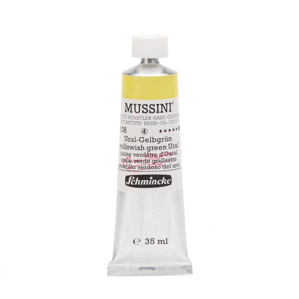 Schmincke Mussini Artist Yağlı Boya 35 ml 208 Yellowish Green Ural Seri 4