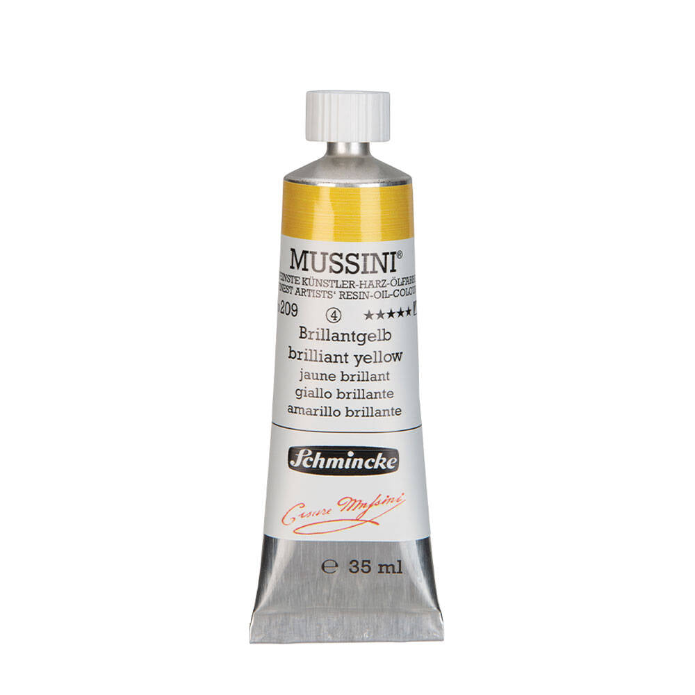 Schmincke Mussini Artist Yağlı Boya 35 ml 209 Brillant Yellow Seri 4