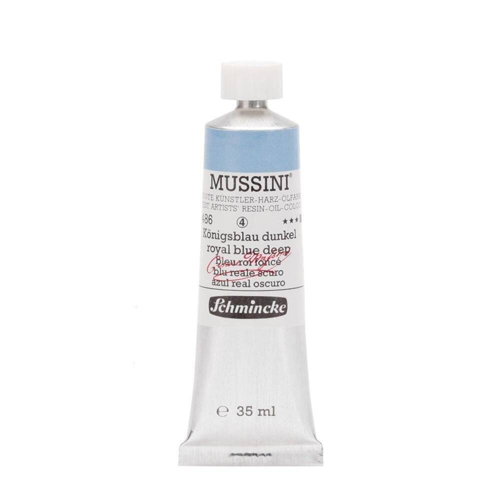 Schmincke Mussini Artist Yağlı Boya 35 ml 486 Royal Blue Deep Seri 4