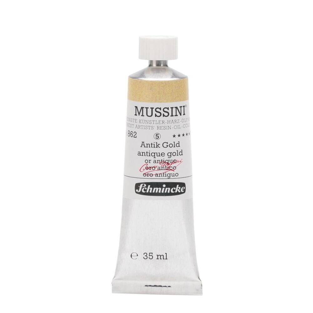 Schmincke Mussini Artist Yağlı Boya 35 ml 862 Antique Gold Seri 4