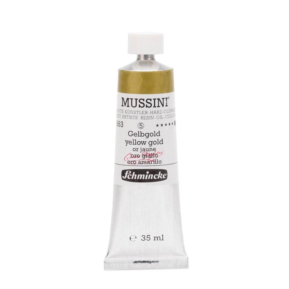 Schmincke Mussini Artist Yağlı Boya 35 ml 863 Yellow Gold Seri 4