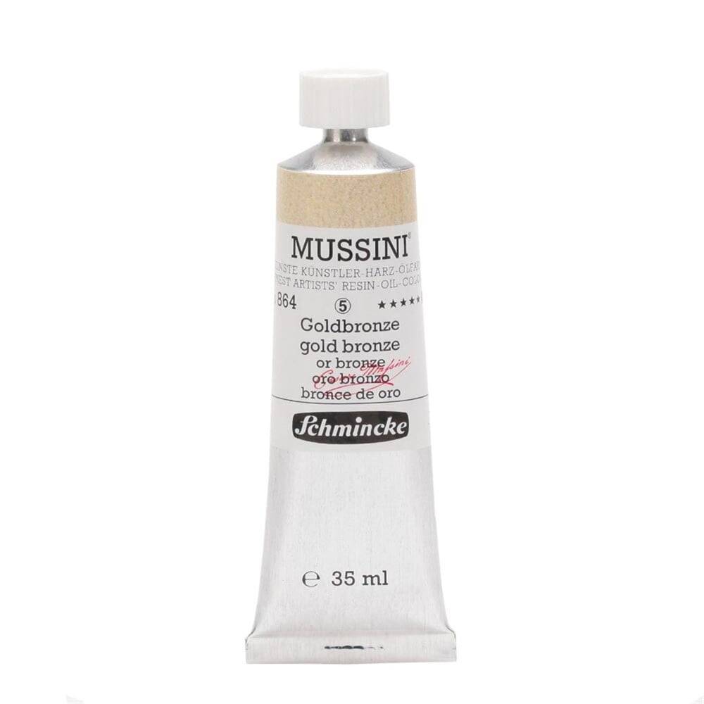 Schmincke Mussini Artist Yağlı Boya 35 ml 864 Gold Bronze Seri 4