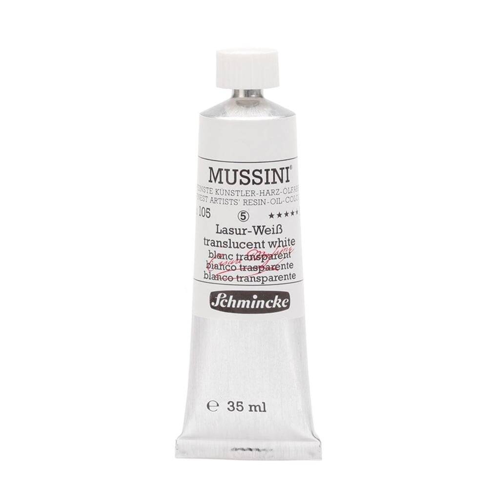 Schmincke Mussini Artist Yağlı Boya 35 ml 105 Translucent White Seri 5