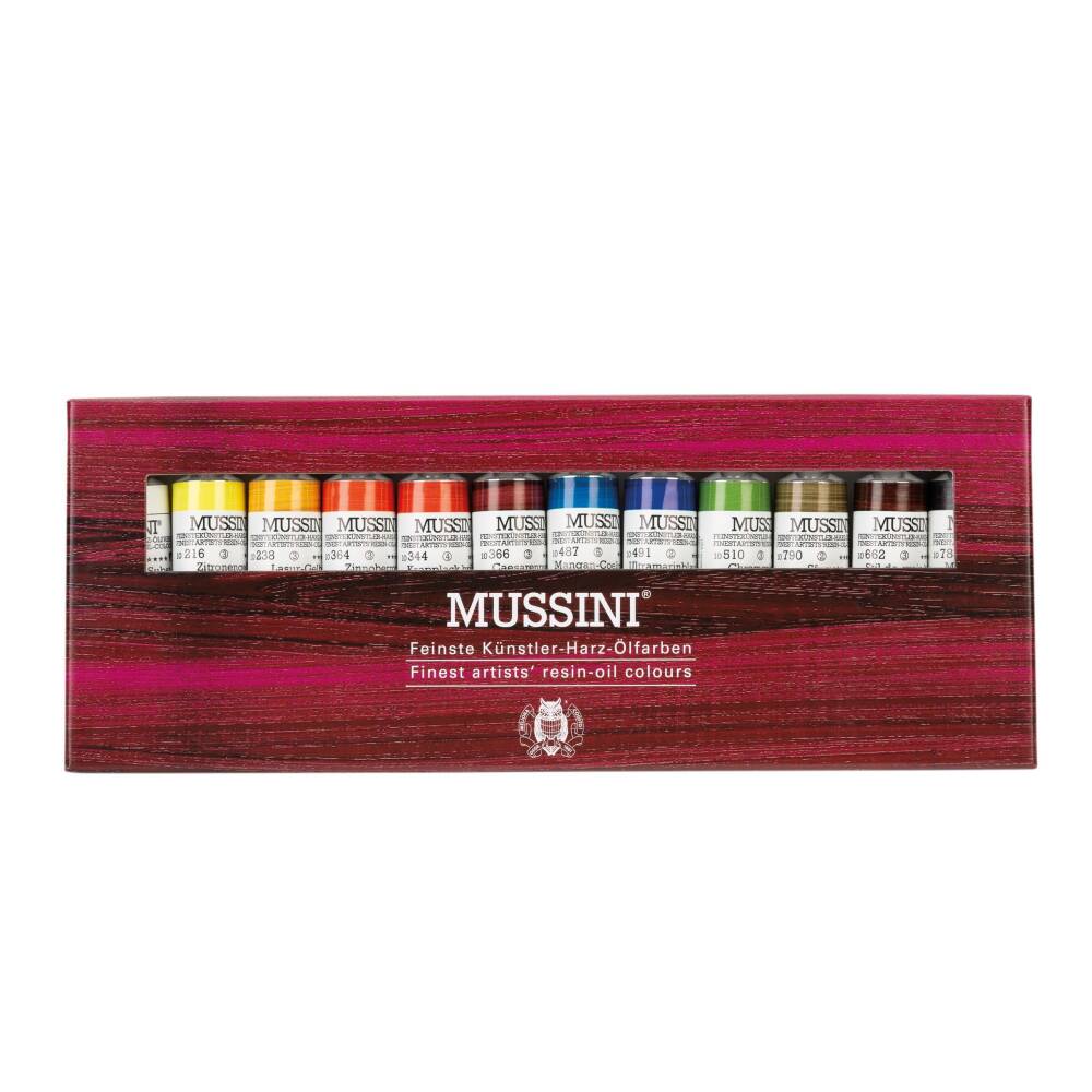 Schmincke Mussini Oil Paint Set 12 x 15 ml Tube 70012