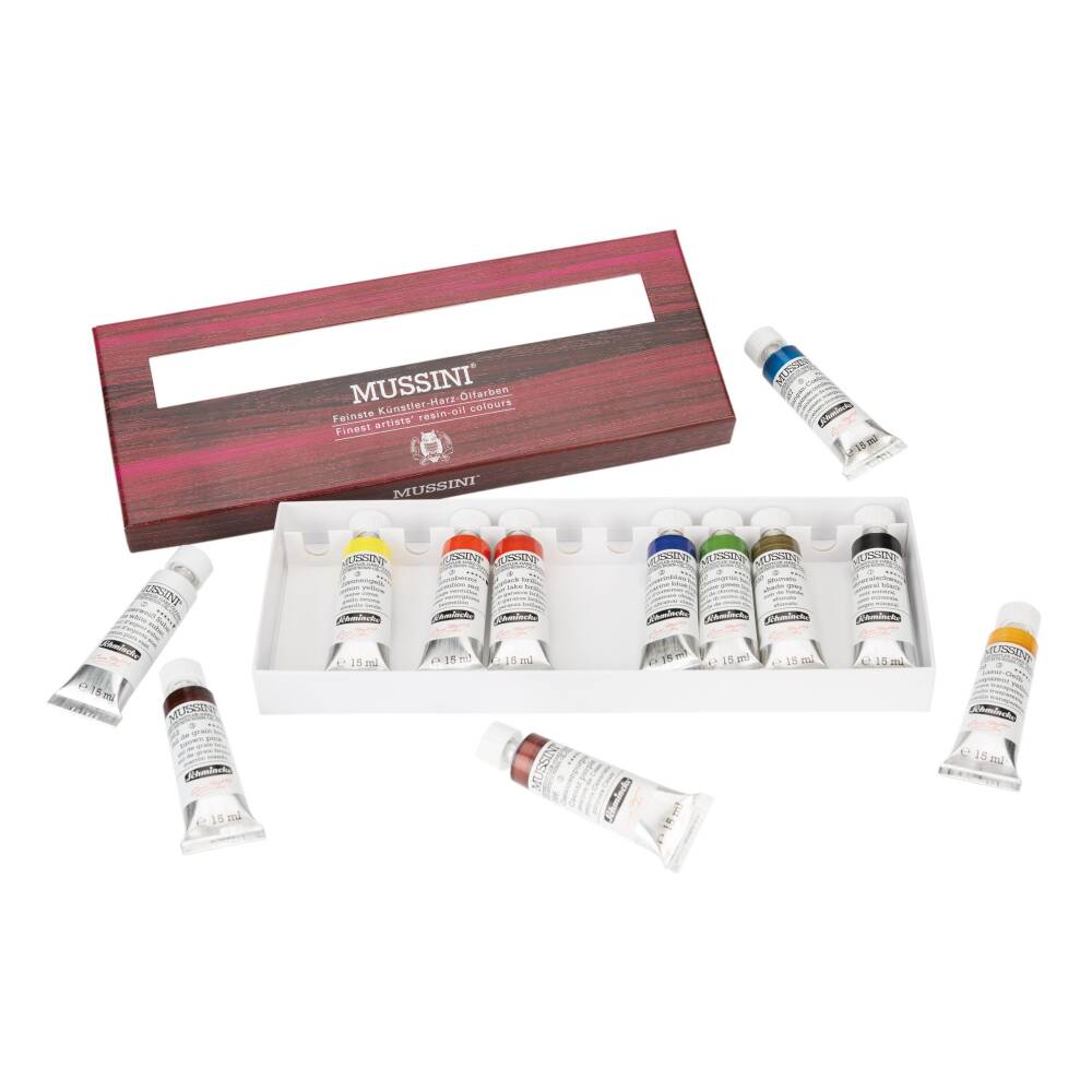 Schmincke Mussini Oil Paint Set 12 x 15 ml Tube 70012