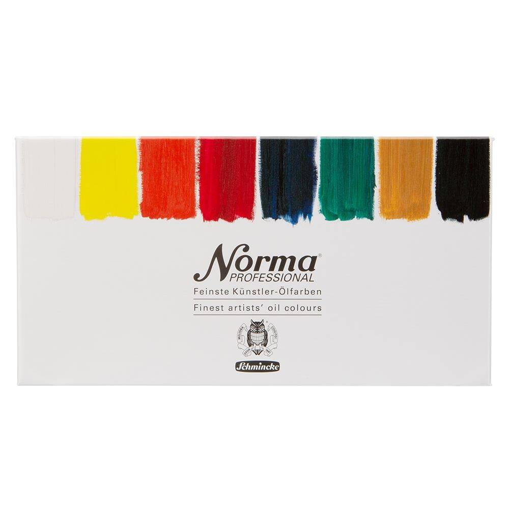 Schmincke Norma Professional Oil Paint Set 8 x 35 ml