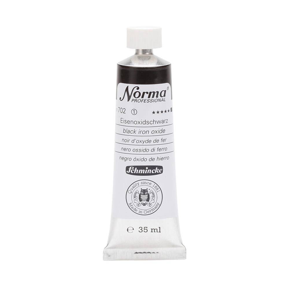 Schmincke Norma Profesyonel 35 ml 702 Black Iron Oxide