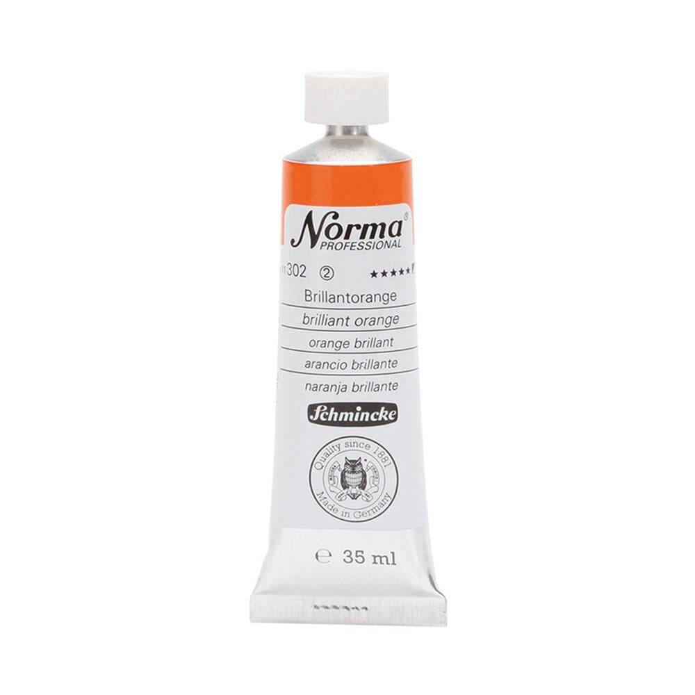 Schmincke Norma Professional Oil Paint Brilliant Orange 35 ml