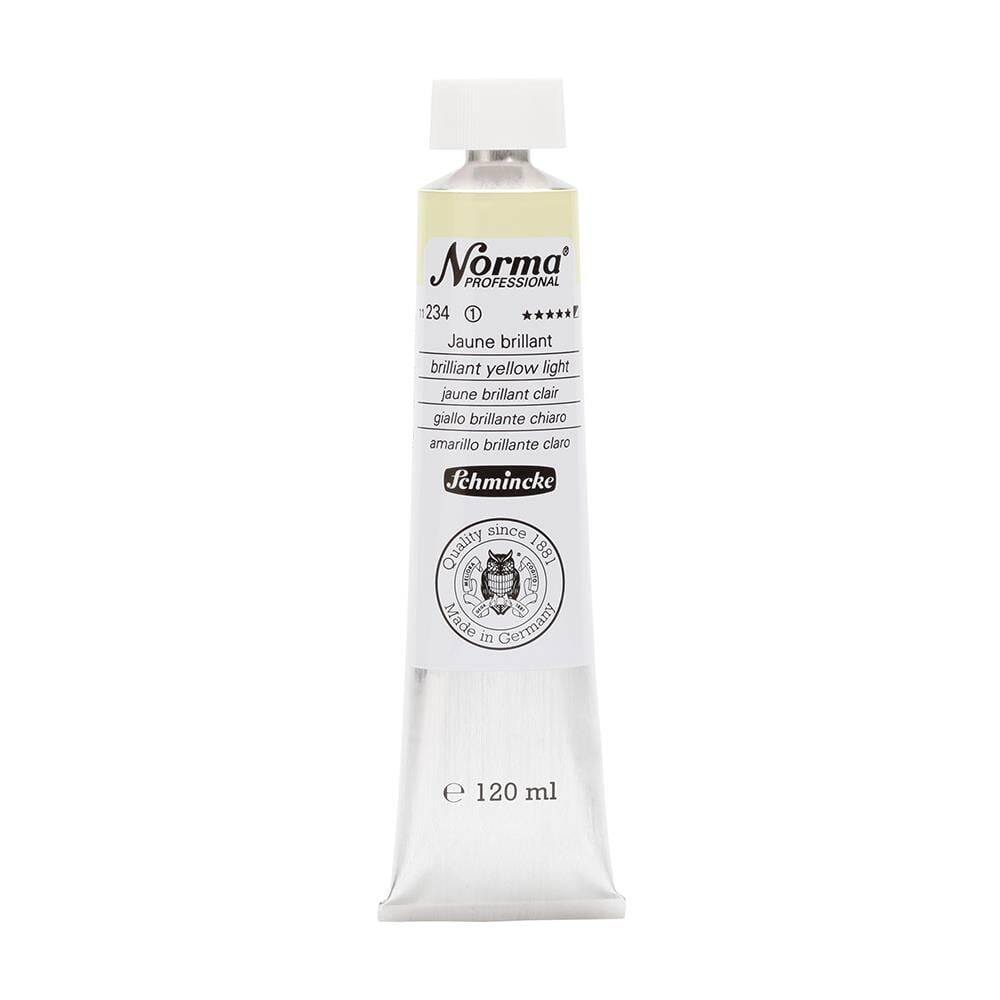 Schmincke Norma Professional Oil Paint Brilliant Yellow Light 120 ml