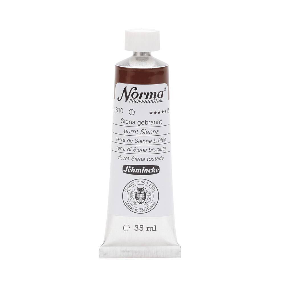 Schmincke Norma Profesyonel 35 ml 610 Burnt Sienna