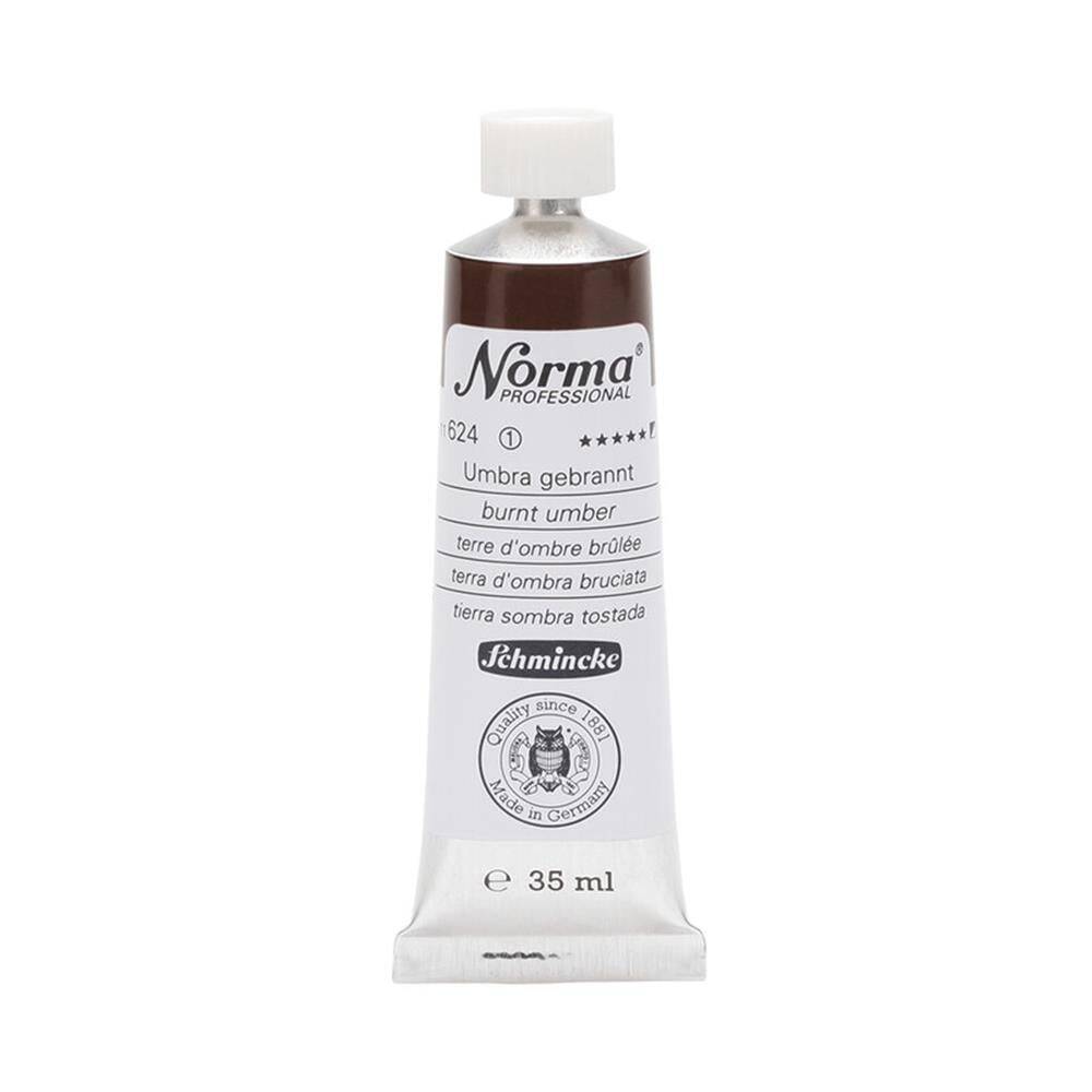 Schmincke Norma Profesyonel 35 ml 624 Burnt Umber