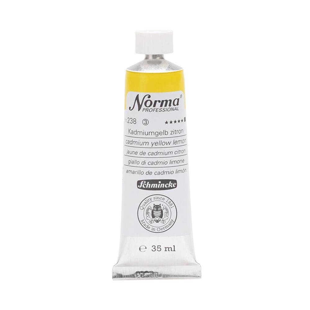 Schmincke Norma Professional Oil Paint Cadmium Yellow Lemon 35 ml