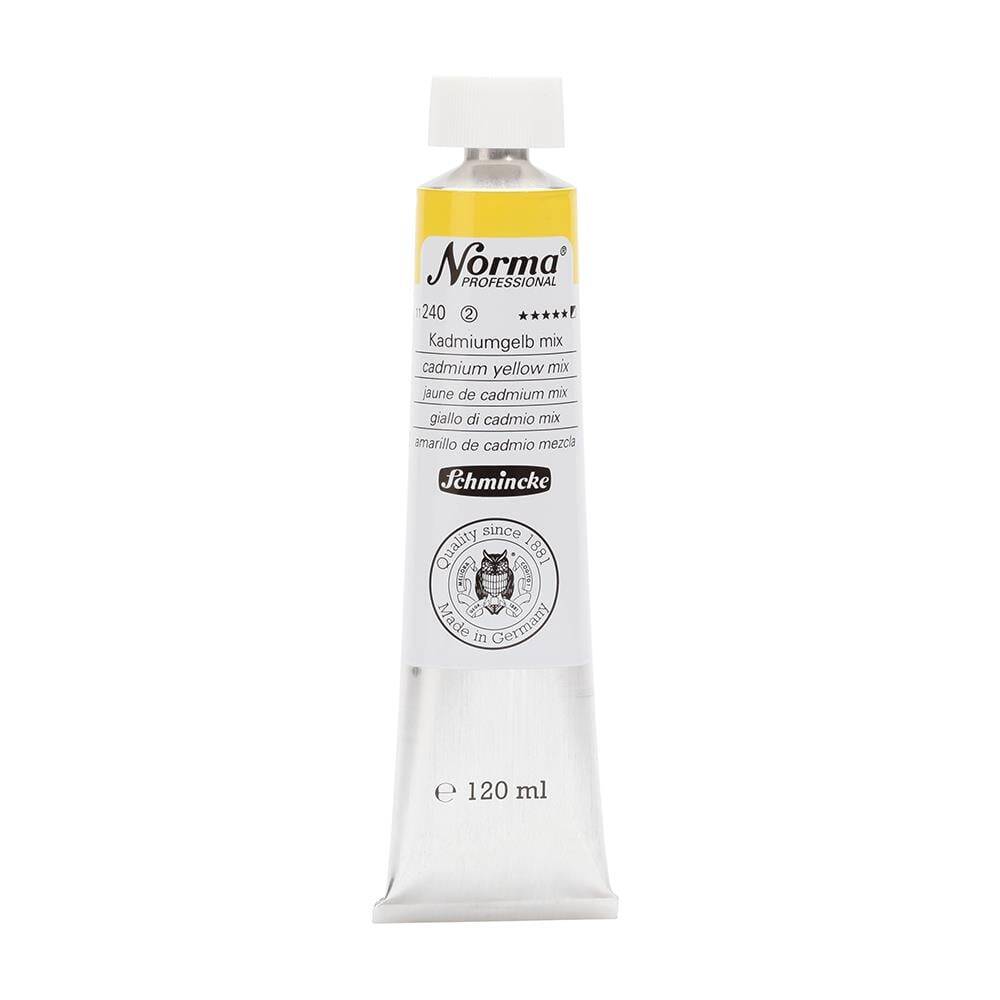 Schmincke Norma Professional Oil Paint Cadmium Yellow Mix 120 ml