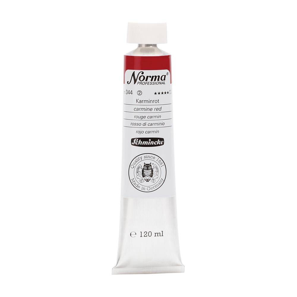Schmincke Norma Professional Oil Paint Carmine Red 120 ml