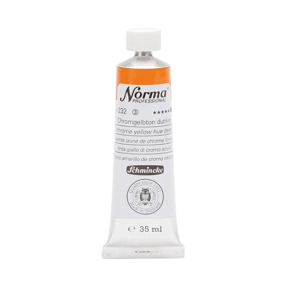 Schmincke Norma Professional Oil Paint Chrome Yellow Hue Deep 35 ml