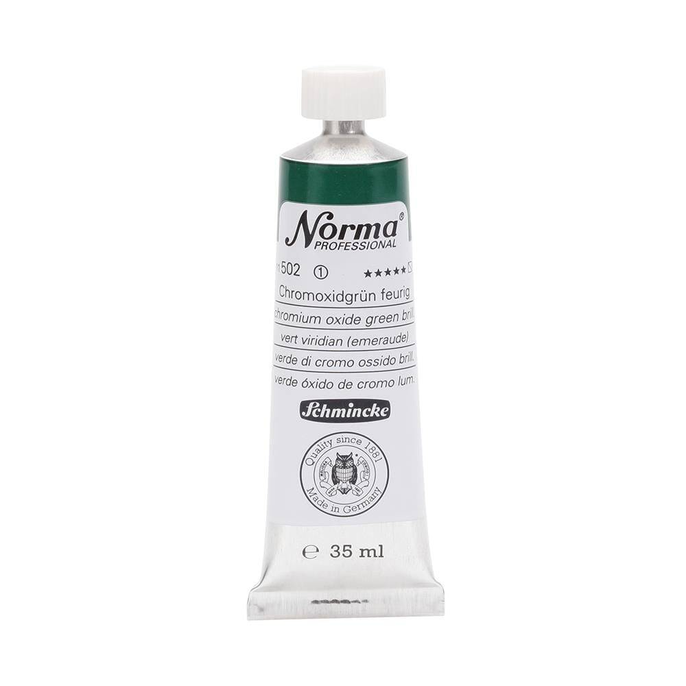Schmincke Norma Profesyonel 35 ml 502 Chromium Oxide Green Brill