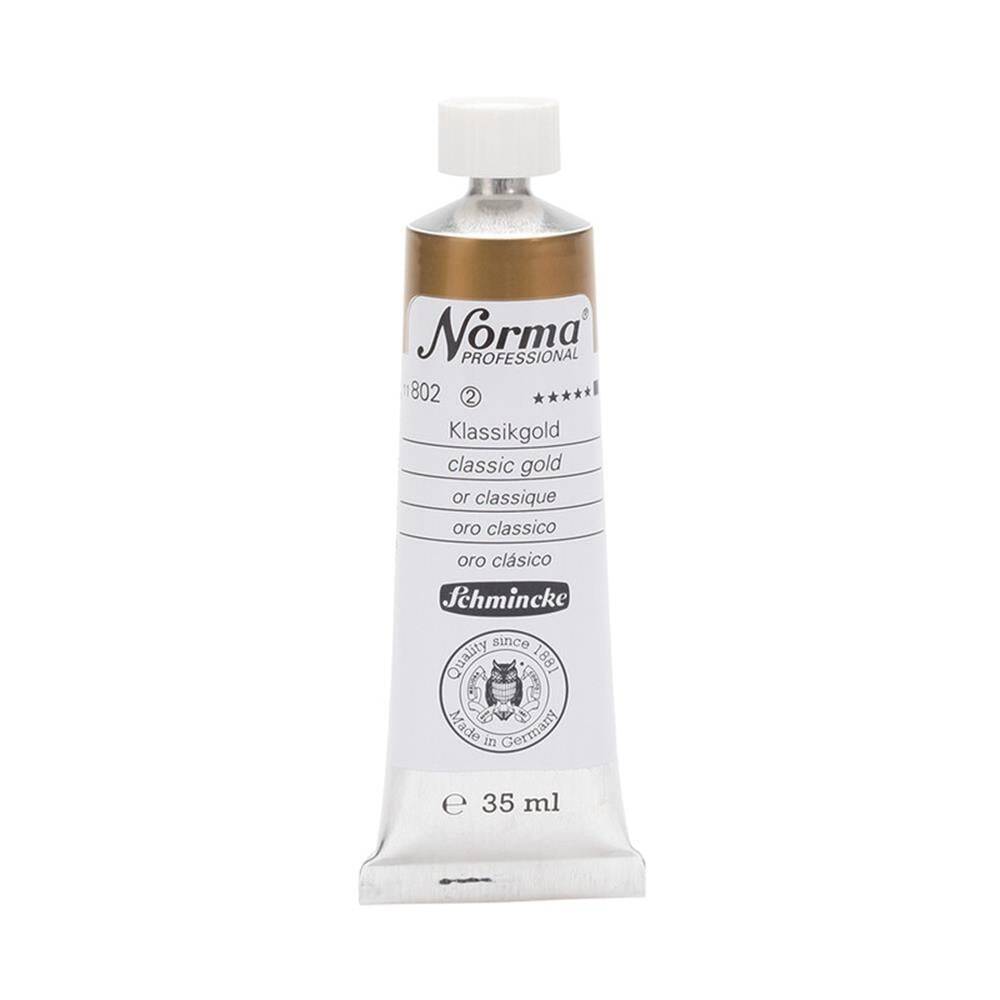 Schmincke Norma Profesyonel 35 ml 802 Classic Gold
