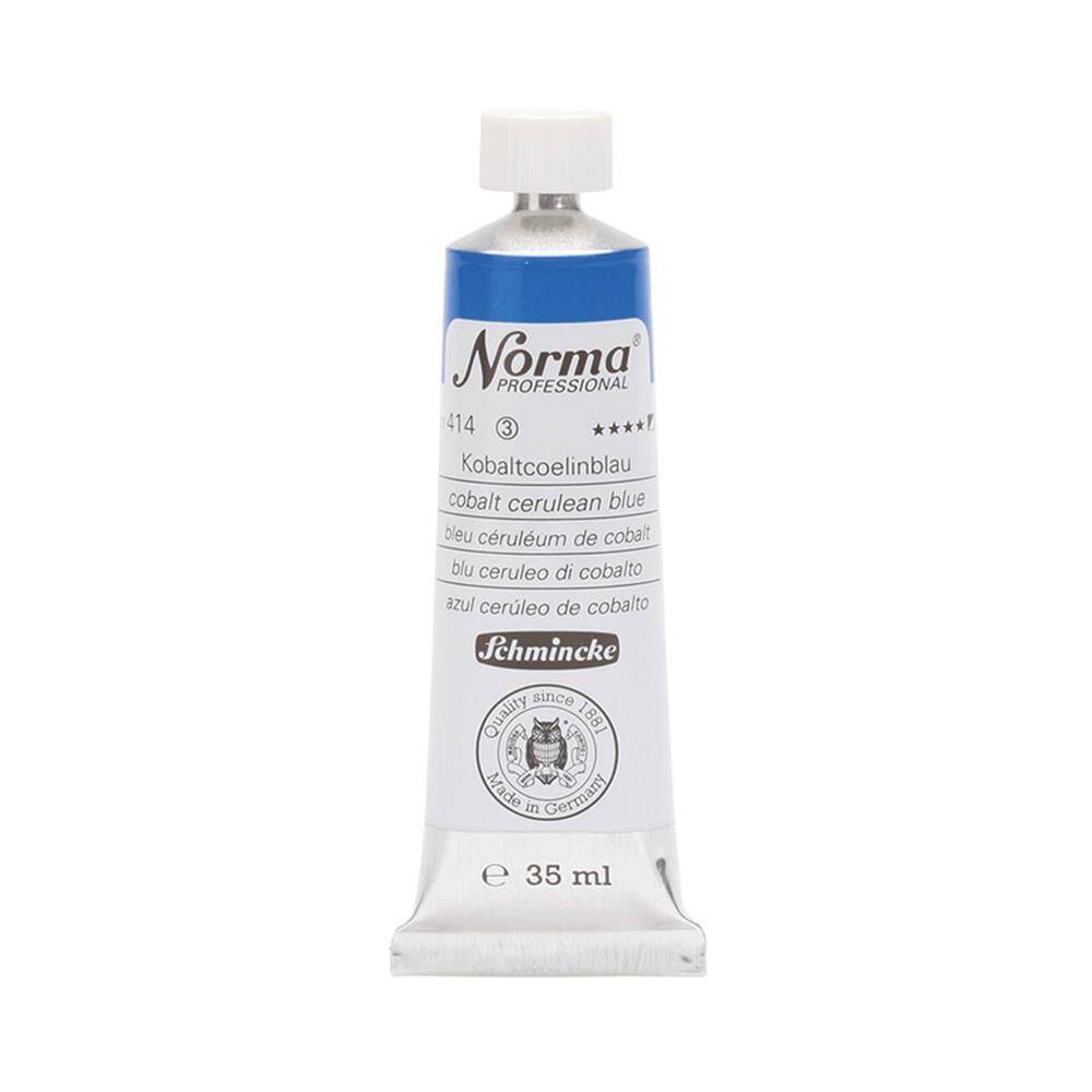 Schmincke Norma Professional Oil Paint Cobalt Cerulean Blue 35 ml