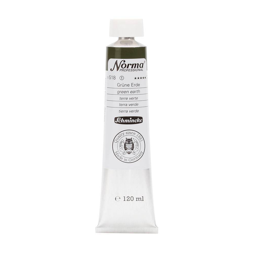 Schmincke Norma Profesyonel 120 ml 518 Green Earth