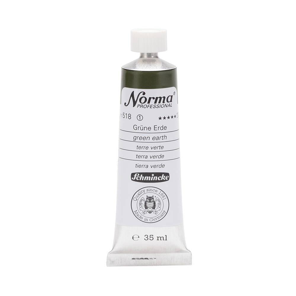 Schmincke Norma Profesyonel 35 ml 518 Green Earth
