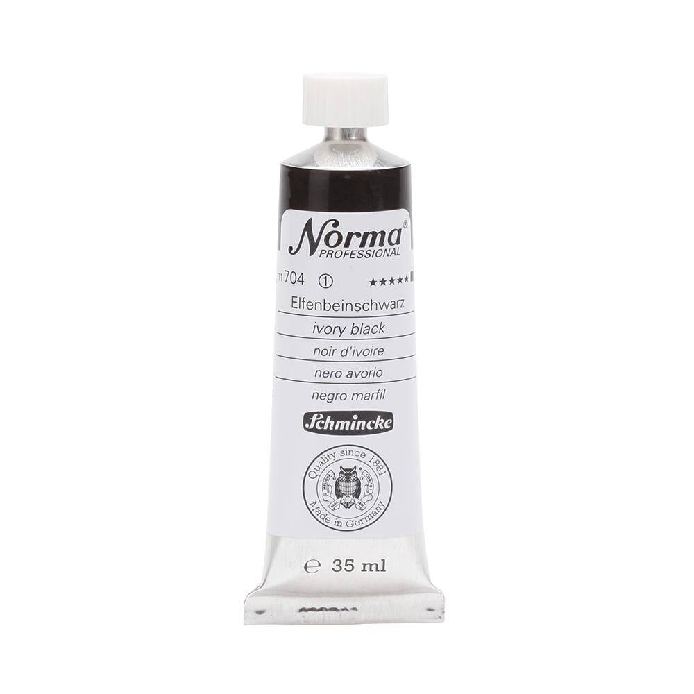 Schmincke Norma Profesyonel 35 ml 704 Ivory Black