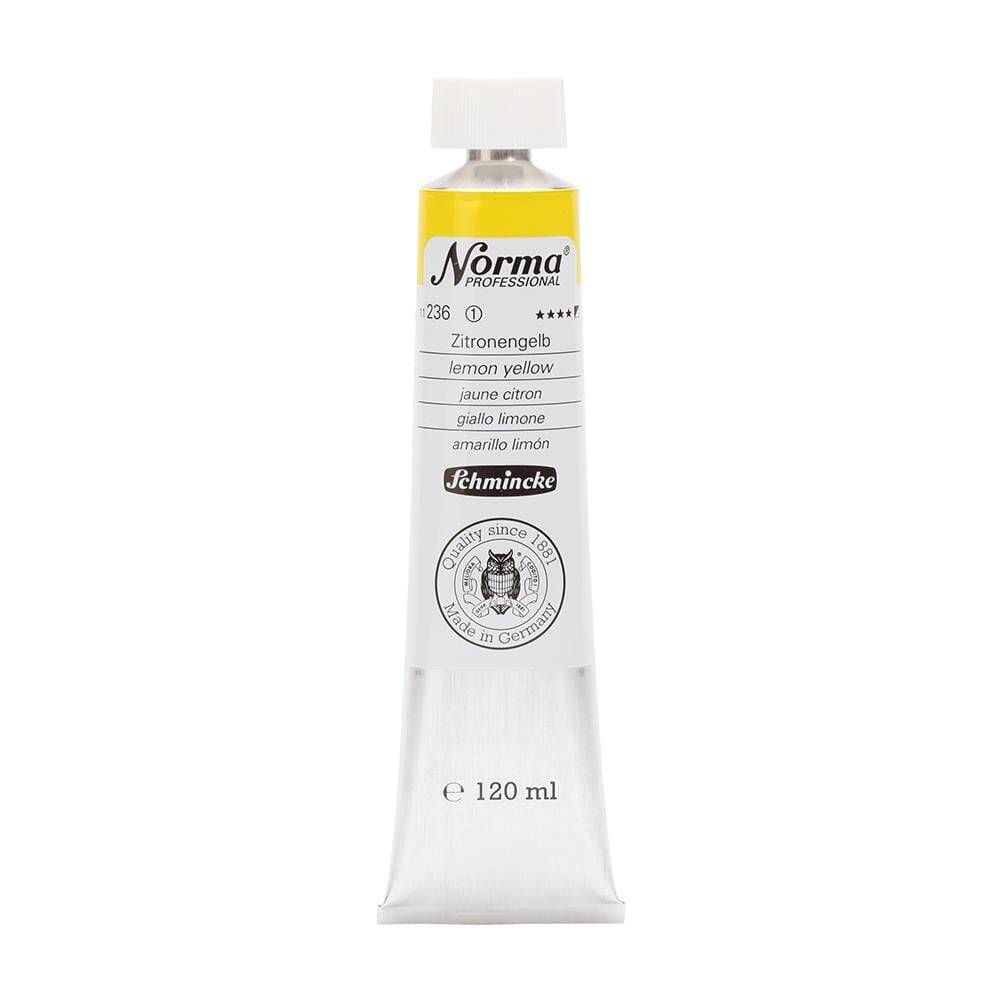 Schmincke Norma Profesyonel 120 ml 236 Lemon Yellow